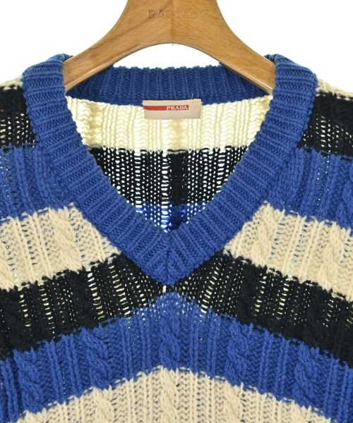 PRADA SPORT（プラダスポーツ）ニット・セーター 青 サイズ:46(M位) メンズ/2200646512013