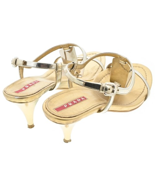 PRADA SPORT（プラダスポーツ）サンダル ゴールド サイズ:EU35(21.5cm位) レディース/2200645591033