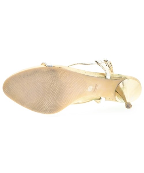 PRADA SPORT（プラダスポーツ）サンダル ゴールド サイズ:EU35(21.5cm位) レディース/2200645591033