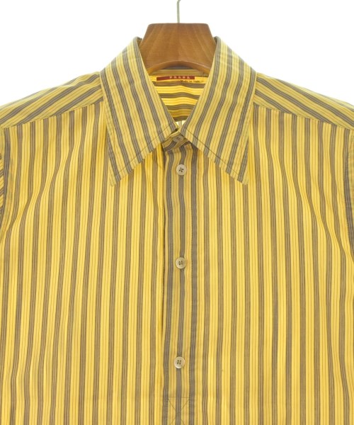 PRADA SPORT（プラダスポーツ）カジュアルシャツ 黄 サイズ:M メンズ/2200707398150