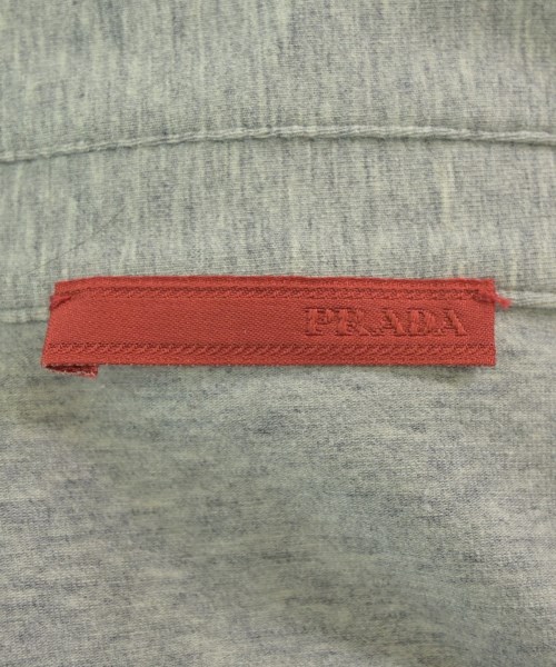PRADA SPORT（プラダスポーツ）ポロシャツ グレー サイズ:S メンズ/2200670528028