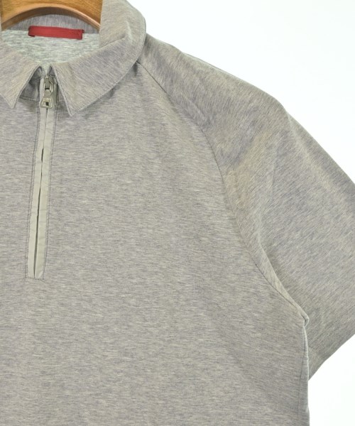 PRADA SPORT（プラダスポーツ）ポロシャツ グレー サイズ:S メンズ/2200670528028
