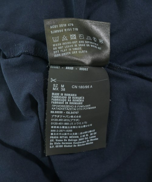 PRADA SPORT（プラダスポーツ）Tシャツ・カットソー 紺 サイズ:M メンズ/2200724924066