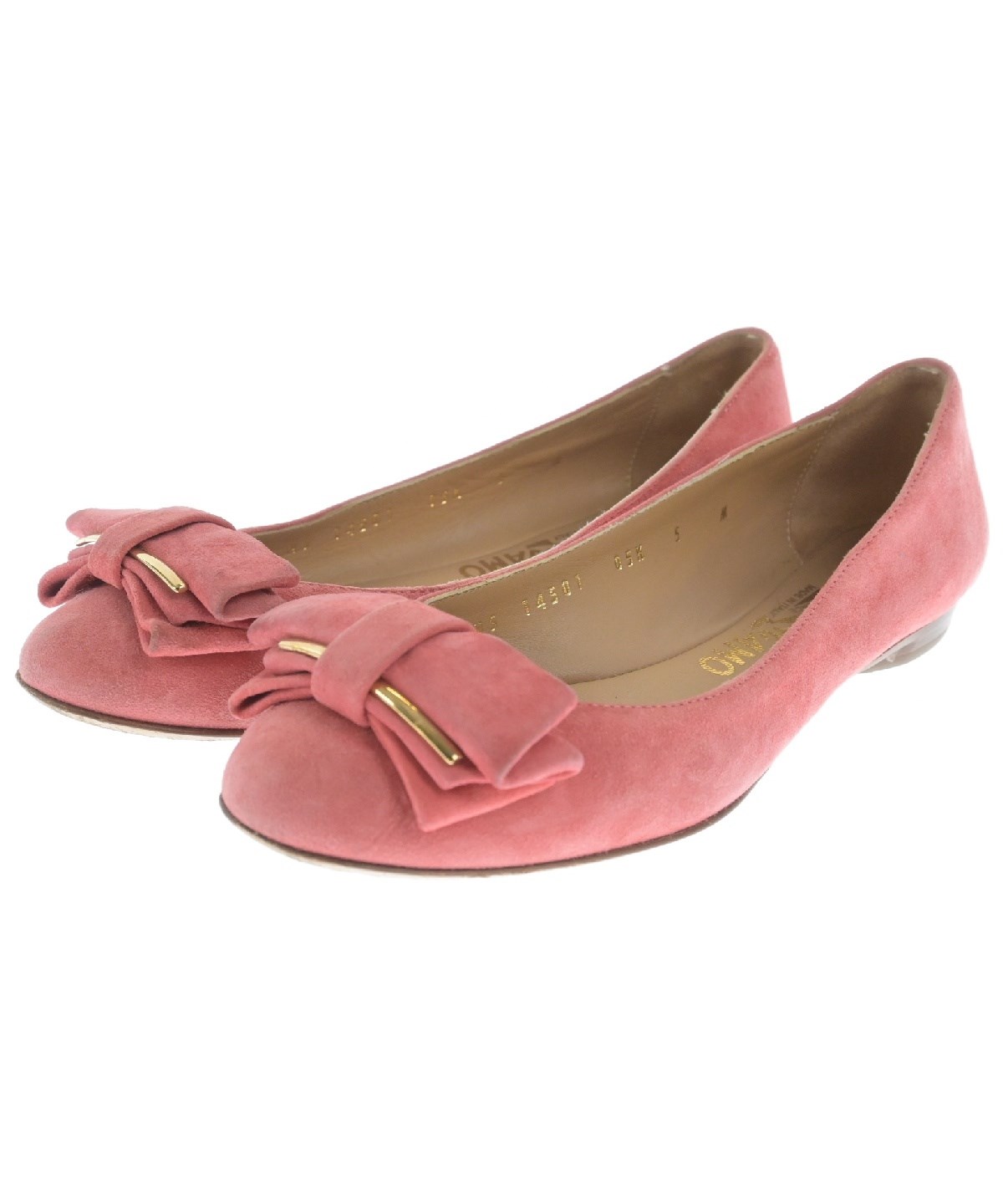 Salvatore Ferragamo ピンクバレエシューズ Salvatore Ferragamo - 新品 フェラガモ フラットシューズ