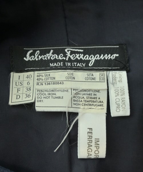 Salvatore Ferragamo（サルバトーレフェラガモ）その他 紺 サイズ:40(M位) レディース/2200635138019