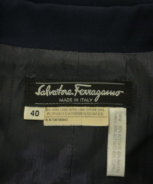 Salvatore Ferragamo（サルバトーレフェラガモ）カジュアルジャケット 紺 サイズ:40(M位) レディース/2200638772036