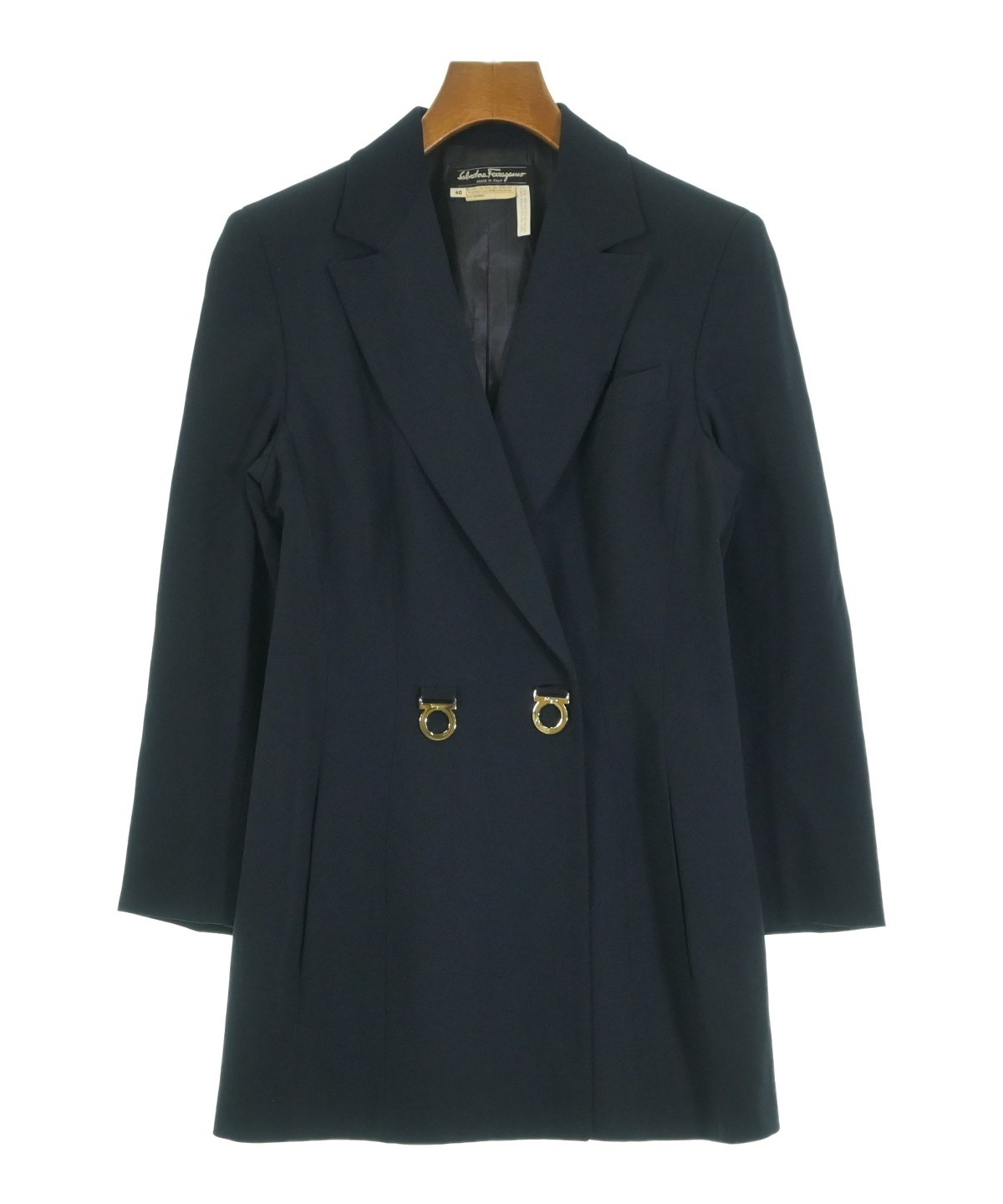 Salvatore Ferragamo ダークブルー ジャケット Ferragamo ダウンジャケット | ブルー | FARFETCH JP