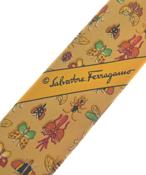 Salvatore Ferragamo（サルバトーレフェラガモ）ネクタイ 黄 サイズ:- メンズ/2200640648091