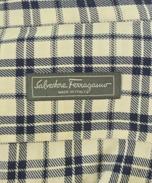 Salvatore Ferragamo（サルバトーレフェラガモ）カジュアルシャツ 白 サイズ:XL メンズ/2200619619015
