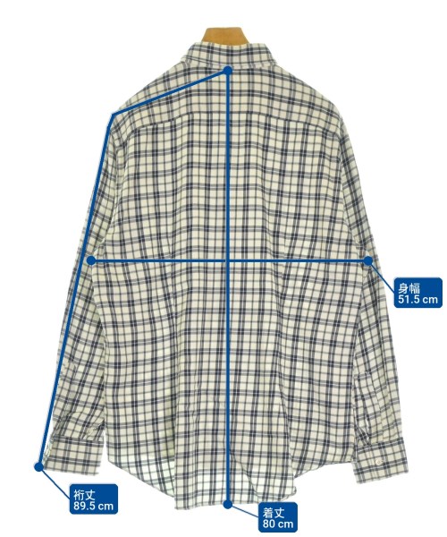 Salvatore Ferragamo（サルバトーレフェラガモ）カジュアルシャツ 白 サイズ:XL メンズ/2200619619015