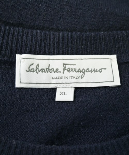 Salvatore Ferragamo（サルバトーレフェラガモ）ニット・セーター 紺 サイズ:XL メンズ/2200619619053