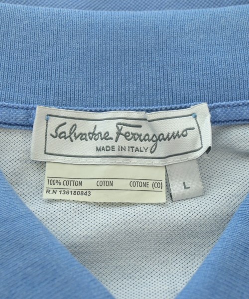 Salvatore Ferragamo（サルバトーレフェラガモ）ポロシャツ 青 サイズ:L メンズ/2200621541069