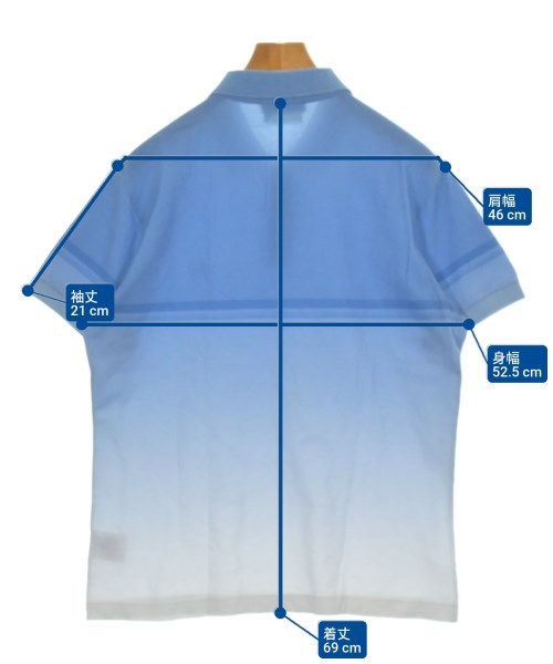 Salvatore Ferragamo（サルバトーレフェラガモ）ポロシャツ 青 サイズ:L メンズ/2200621541069