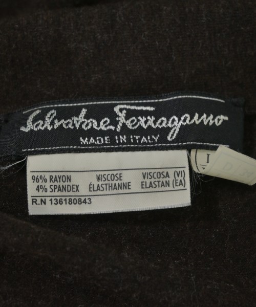 Salvatore Ferragamo（サルバトーレフェラガモ）Tシャツ・カットソー 茶 サイズ:38(S位) レディース/2200616282168