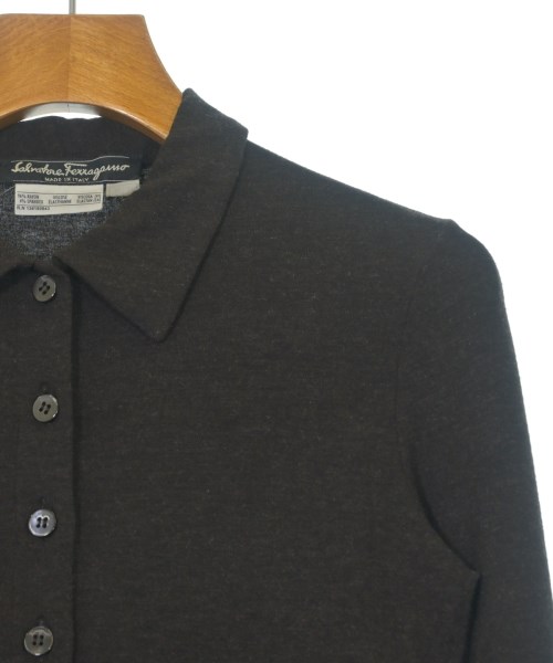 Salvatore Ferragamo（サルバトーレフェラガモ）Tシャツ・カットソー 茶 サイズ:38(S位) レディース/2200616282168