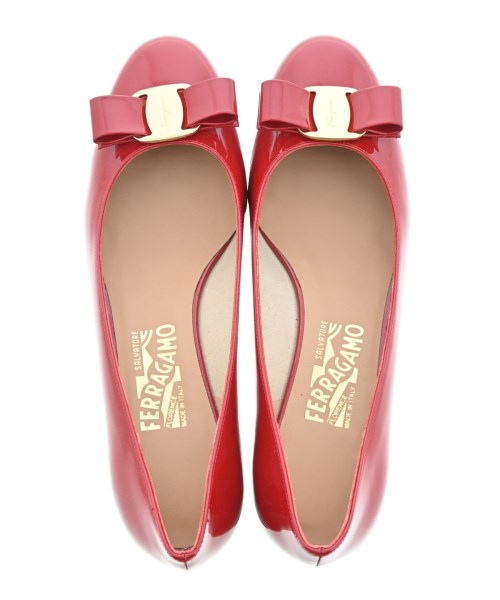 Salvatore Ferragamo（サルバトーレフェラガモ）パンプス 赤 サイズ:8 1/2(26cm位) レディース/2200619948832
