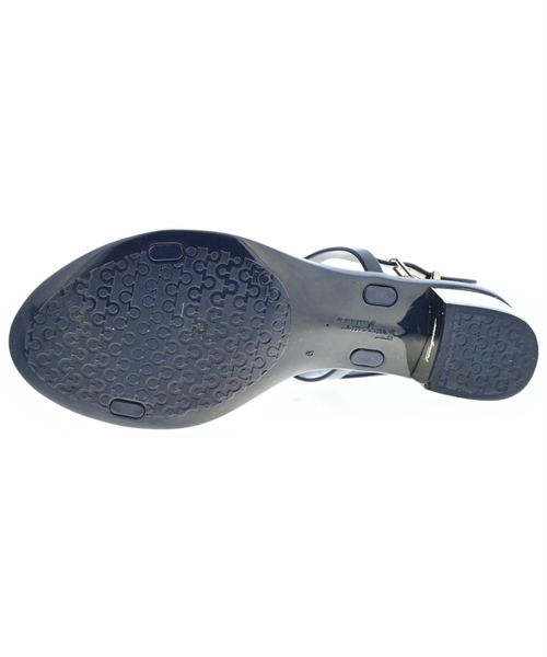 Salvatore Ferragamo（サルバトーレフェラガモ）サンダル 紺 サイズ:6(23.5cm位) レディース/2200622220215