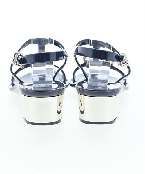 Salvatore Ferragamo（サルバトーレフェラガモ）サンダル 紺 サイズ:6(23.5cm位) レディース/2200622220215