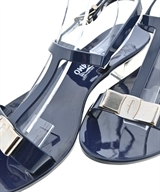 Salvatore Ferragamo（サルバトーレフェラガモ）サンダル 紺 サイズ:6(23.5cm位) レディース/2200622220215
