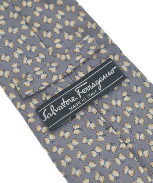 Salvatore Ferragamo（サルバトーレフェラガモ）ネクタイ グレー サイズ:- メンズ/2200623446232