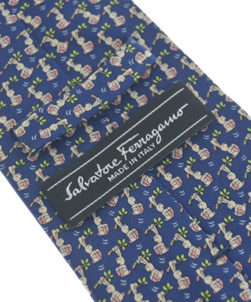Salvatore Ferragamo（サルバトーレフェラガモ）ネクタイ 紺 サイズ:- メンズ/2200623446324