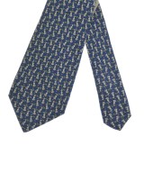 Salvatore Ferragamo（サルバトーレフェラガモ）ネクタイ 紺 サイズ:- メンズ/2200623446324