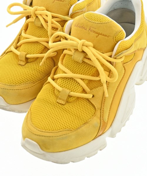Salvatore Ferragamo（サルバトーレフェラガモ）スニーカー 黄 サイズ:6 1/2(24cm位) レディース/2200625798032
