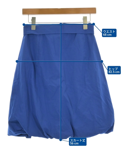 Salvatore Ferragamo（サルバトーレフェラガモ）ひざ丈スカート 青 サイズ:36(XS位) レディース/2200617439059