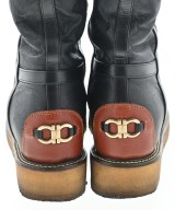 Salvatore Ferragamo（サルバトーレフェラガモ）ブーツ 黒 サイズ:6(23.5cm位) レディース/2200626618070