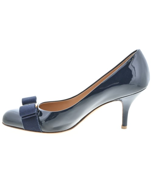 Salvatore Ferragamo（サルバトーレフェラガモ）パンプス 紺 サイズ:5 1/2(23cm位) レディース/2200630168028