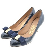Salvatore Ferragamo（サルバトーレフェラガモ）パンプス 紺 サイズ:5 1/2(23cm位) レディース/2200630168028