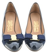 Salvatore Ferragamo（サルバトーレフェラガモ）パンプス 紺 サイズ:5 1/2(23cm位) レディース/2200630168028