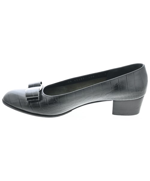 Salvatore Ferragamo（サルバトーレフェラガモ）パンプス 黒 サイズ:6 1/2(24cm位) レディース/2200618250097