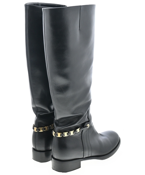 Salvatore Ferragamo（サルバトーレフェラガモ）ブーツ 黒 サイズ:6(23.5cm位) レディース/2200606383110