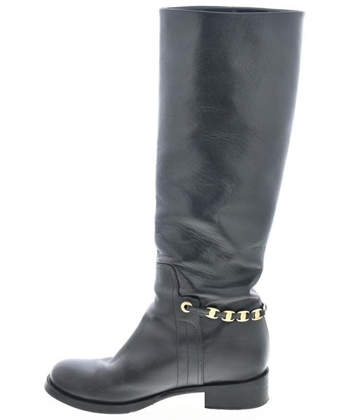 Salvatore Ferragamo（サルバトーレフェラガモ）ブーツ 黒 サイズ:6(23.5cm位) レディース/2200606383110