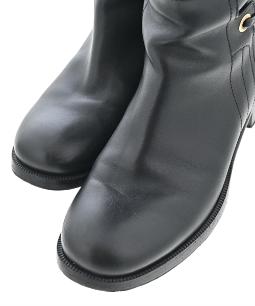 Salvatore Ferragamo（サルバトーレフェラガモ）ブーツ 黒 サイズ:6(23.5cm位) レディース/2200606383110
