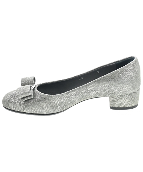 Salvatore Ferragamo（サルバトーレフェラガモ）パンプス グレー サイズ:4(21.5cm位) レディース/2200611411044
