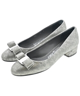 Salvatore Ferragamo（サルバトーレフェラガモ）パンプス グレー サイズ:4(21.5cm位) レディース/2200611411044