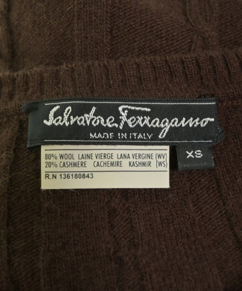 Salvatore Ferragamo（サルバトーレフェラガモ）ニット・セーター 茶 サイズ:XS レディース/2200614179019