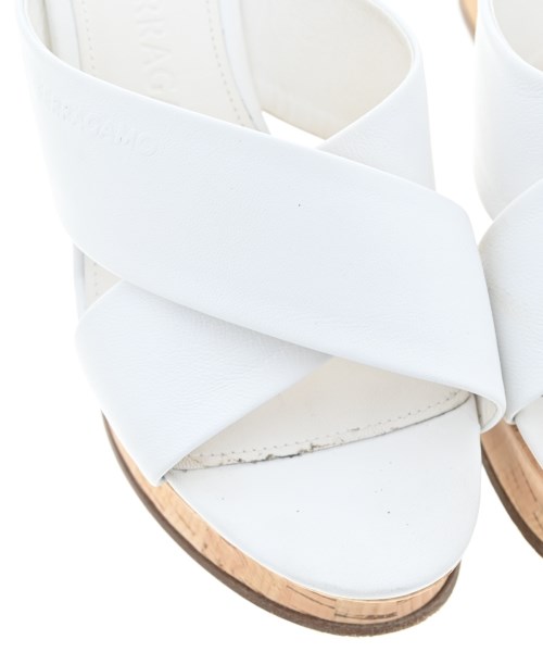 Salvatore Ferragamo（サルバトーレフェラガモ）サンダル 白 サイズ:5(22.5cm位) レディース/2200611709011