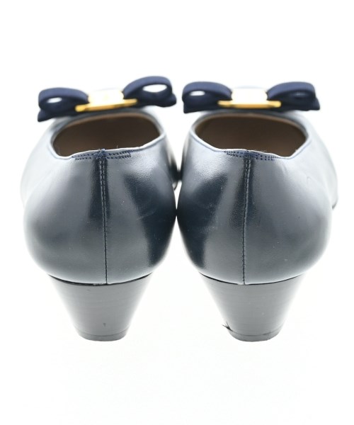Salvatore Ferragamo（サルバトーレフェラガモ）パンプス 紺 サイズ:7(24.5cm位) レディース/2200615459011