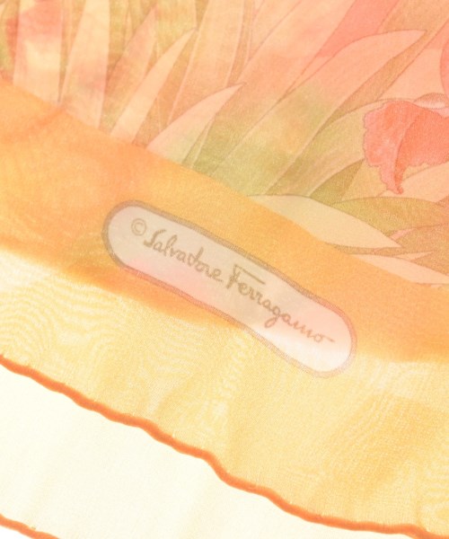 Salvatore Ferragamo（サルバトーレフェラガモ）ストール オレンジ サイズ:- レディース/2200614488036