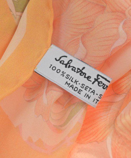 Salvatore Ferragamo（サルバトーレフェラガモ）ストール オレンジ サイズ:- レディース/2200614488036