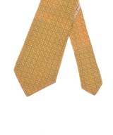 Salvatore Ferragamo（サルバトーレフェラガモ）ネクタイ オレンジ サイズ:- メンズ/2200617629122