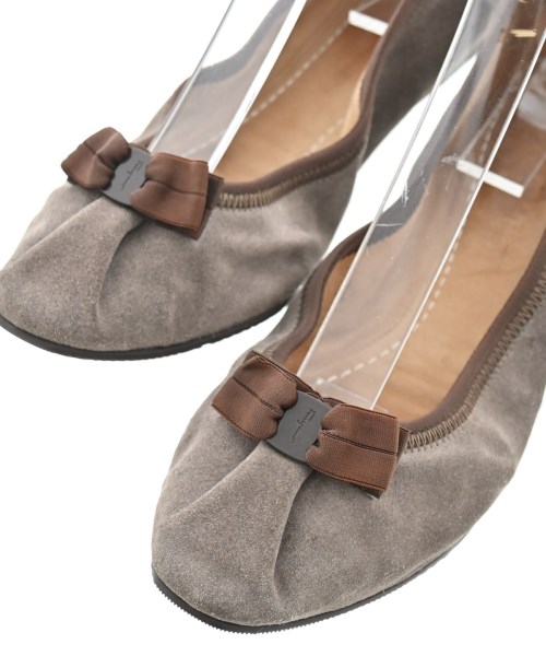 Salvatore Ferragamo（サルバトーレフェラガモ）バレエシューズ/オペラシューズ 茶 サイズ:7 1/2(25cm位) レディース/2200617767039