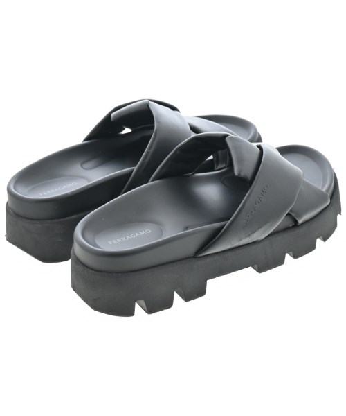 Salvatore Ferragamo（サルバトーレフェラガモ）サンダル 黒 サイズ:5(22.5cm位) レディース/2200608940014