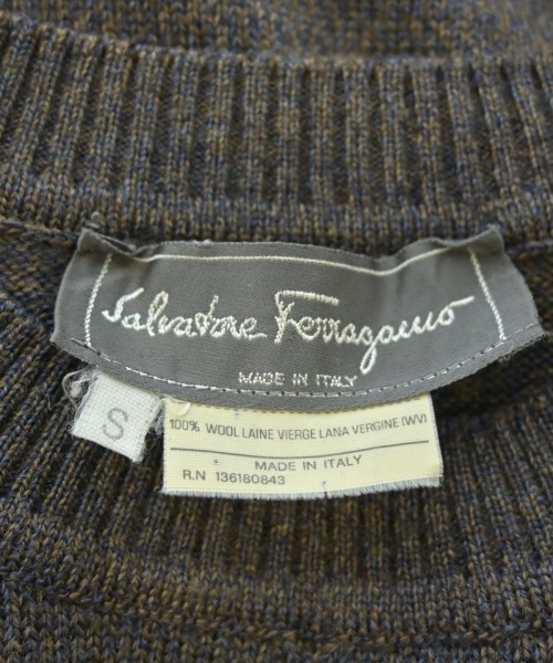 Salvatore Ferragamo（サルバトーレフェラガモ）ニット・セーター 茶 サイズ:S メンズ/2200619565107