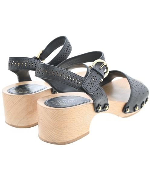 Salvatore Ferragamo（サルバトーレフェラガモ）サンダル 黒 サイズ:7(24.5cm位) レディース/2200610450198