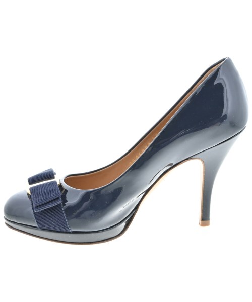 Salvatore Ferragamo（サルバトーレフェラガモ）パンプス 紺 サイズ:5(22.5cm位) レディース/2200599293045