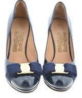 Salvatore Ferragamo（サルバトーレフェラガモ）パンプス 紺 サイズ:5(22.5cm位) レディース/2200599293045